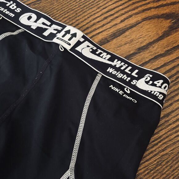 Nike x OFF WHITE Edition NRG RU Pro Sport 7/8 Leggings Mid-Rise Pants, Size S - Picture 8 of 14